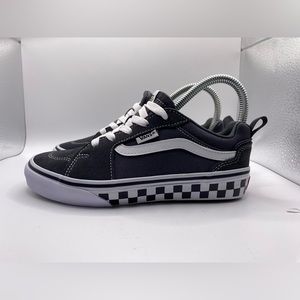 Vans Filmore checker sidewall, youth sz 3, color: Grey